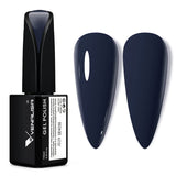 VENALISA Vernis à ongles UV orange corail 15 ml Vernis à ongles gel pour lampe à ongles UV Modèles de vernis à ongles gel orange corail transparent pour la conception des ongles à faire soi-même