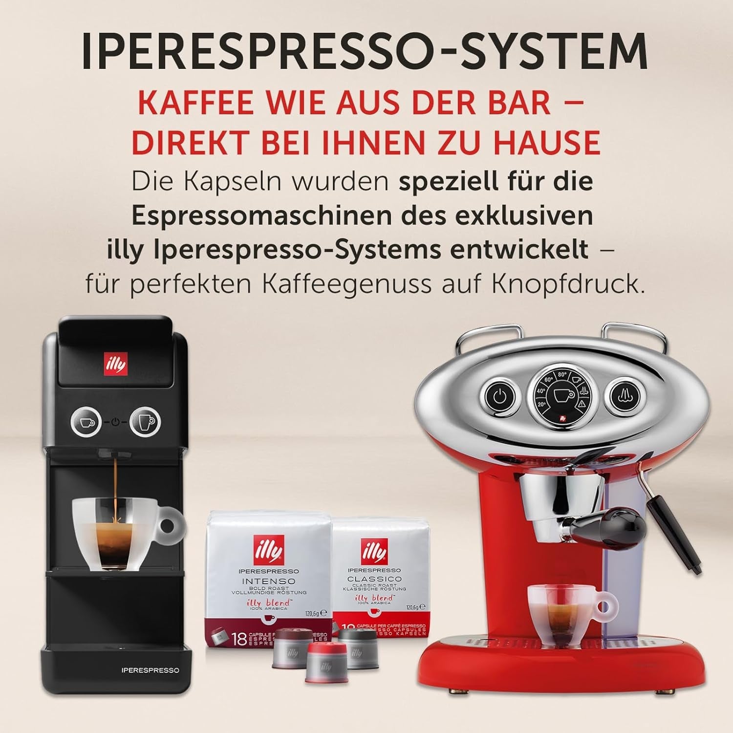 illy Iperespresso Kaffeekapseln classique Röstung CLASSICO, Packung mit 100 Kapseln
