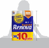Papier toilette Renova Super Prom - 48 rouleaux blanc