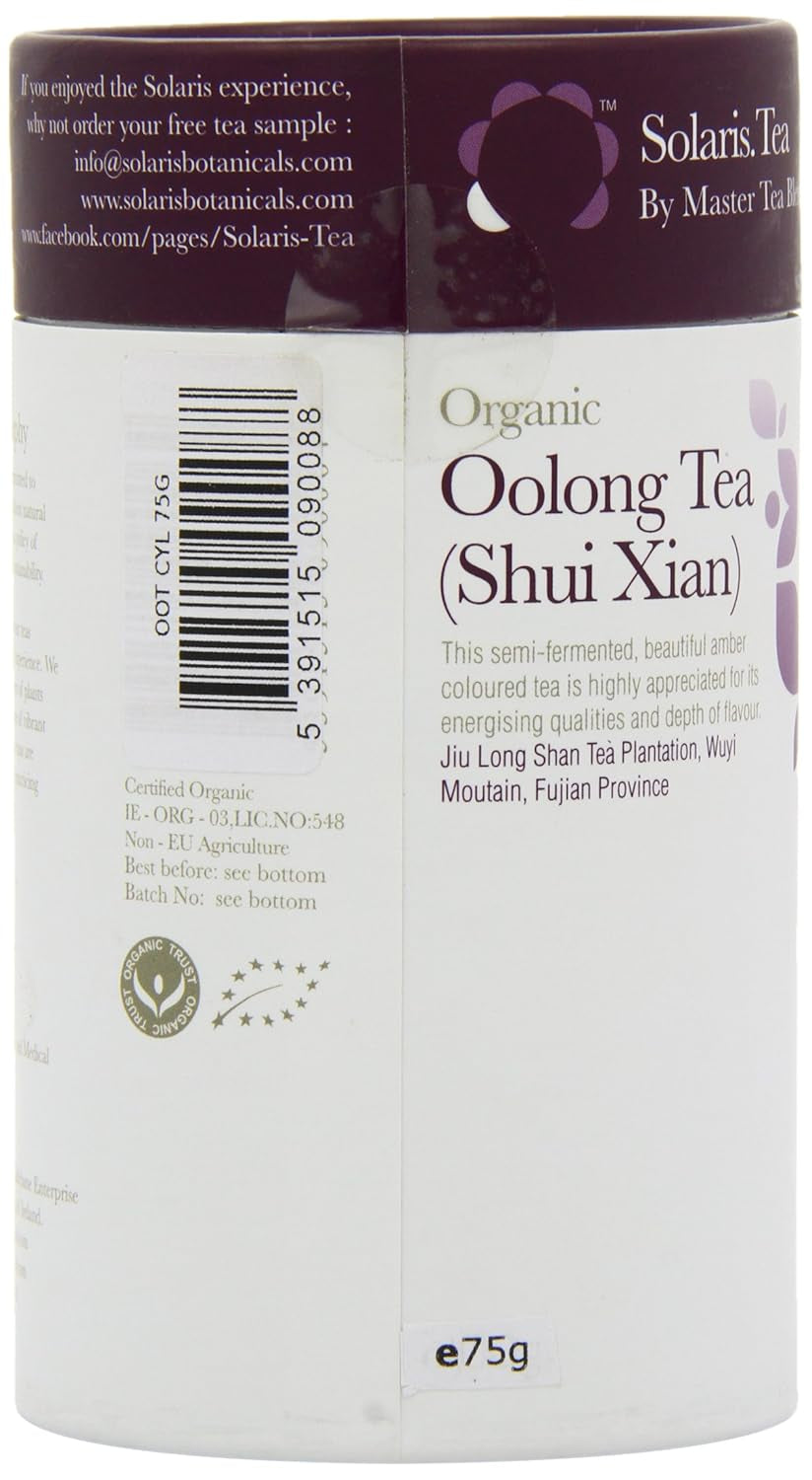 Oolong biologique (Shui Xian), paquet de 1 (1 x 75 g)