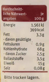 tegut... Nouilles aux œufs et spaghettis en forme de fourchette, 1 x 500 g