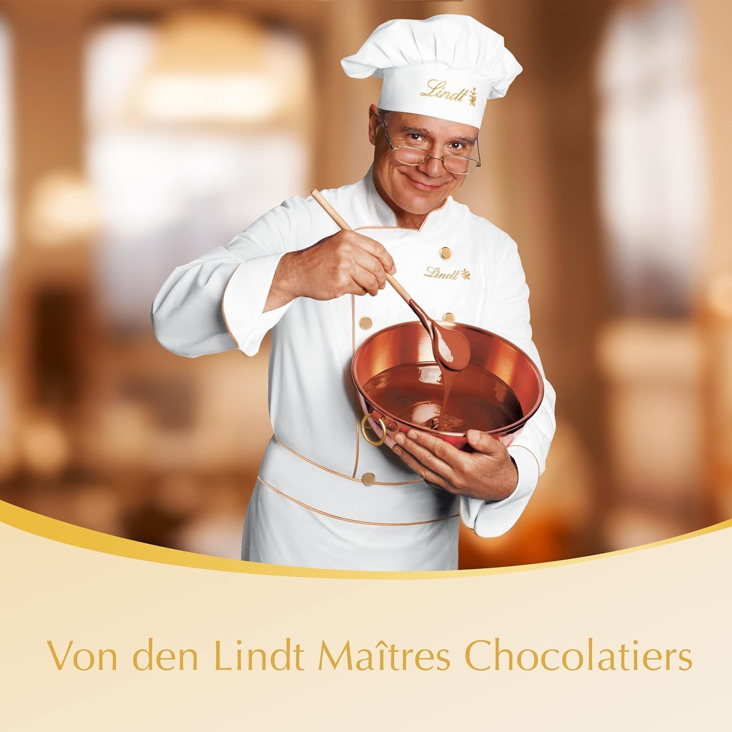 Boules de chocolat blanc Lindt LINDOR | Sachet de 137g | Env. 10 boules de chocolat blanc fourrées fondantes | Cadeau de chocolat | Cadeau chocolat