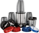 Russell Hobbs Mélangeur [Multifonctions - Batteur sur socle] Nutriboost (Inc. 5 Bpa-Freie et Spülmaschinengeeignete Behälter + Deckel, 22 000 U/Min, 0.9 Ps-Motor) Électrique, Smoothie-Maker 23180-56 Kitchen Naty Shop