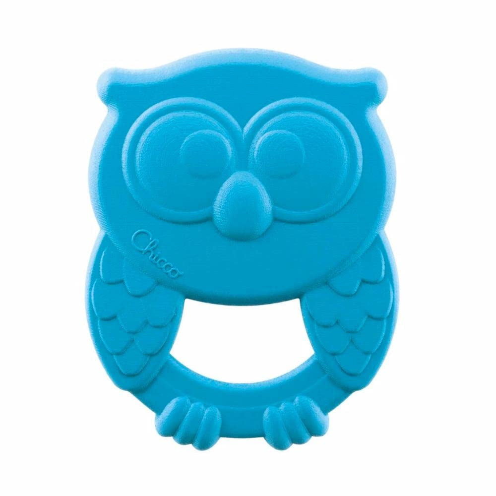 Chicco ECO+ Anneau de dentition Grenouille, Anneau de dentition pour nouveau-nés avec pointes, En bioplastique souple, Jouet de dentition pour nouveau-nés et enfants de 3 à 18 mois