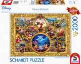 Schmidt Spiele 57371 Thomas Kinkade, Disney, Mickey & Minnie, Dream Collage 2, puzzle 2000 pièces Puzzle Naty Shop Titre par défaut