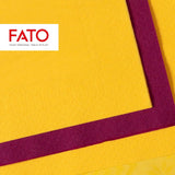 , Serviettes en papier jetables, idéales pour les déjeuners et buffets décontractés, paquet de 50 serviettes, taille 33 x 33, 4 plis, 2 épaisseurs, jaune, papier 100 % pure cellulose, certifié FSC