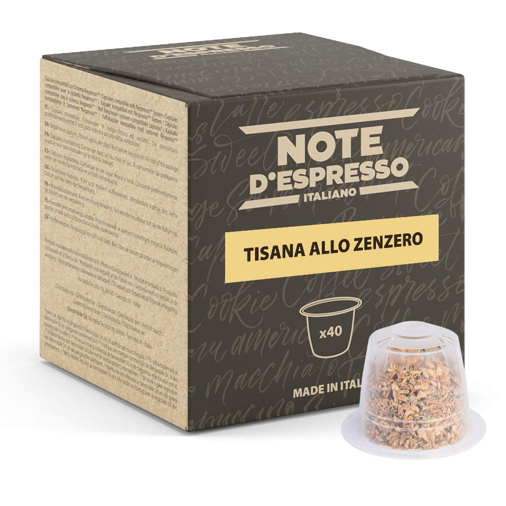 - Gingembre - Kapselmaschinen - exclusivement compatible avec NESPRESSO - 40 caps