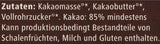 Grand Noir amer bio, 85%, 100g