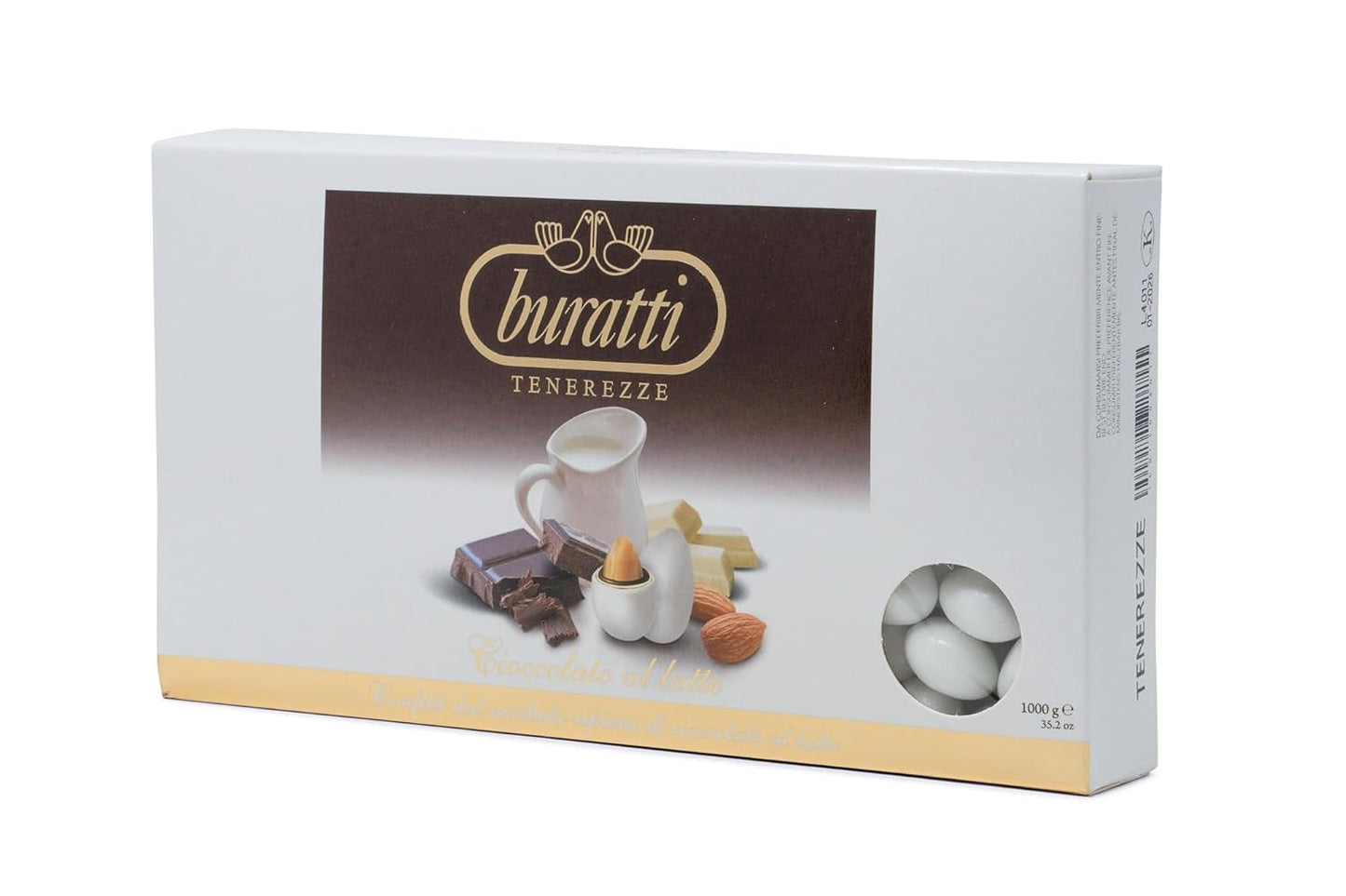 Amandes recouvertes de chocolat blanc Tenerezze, 1 pièce