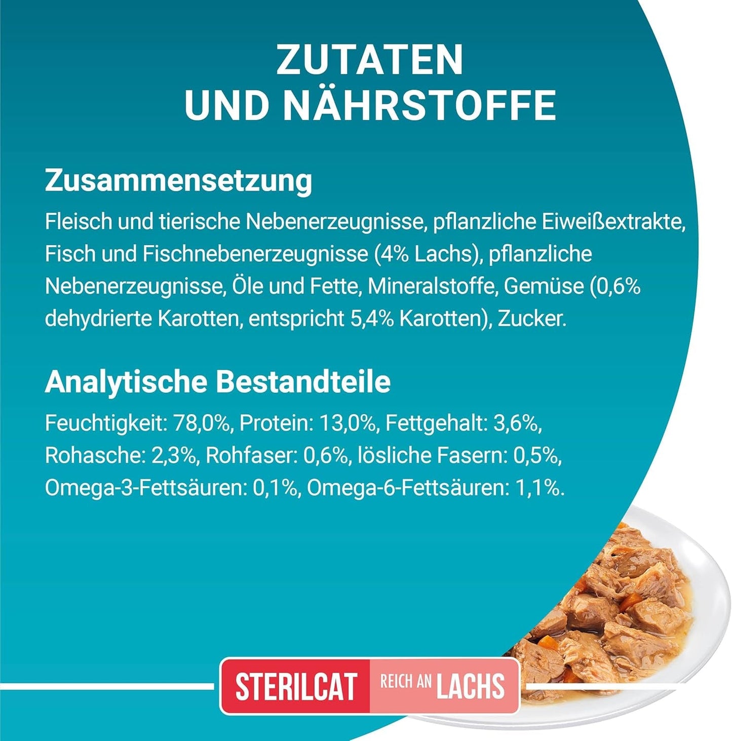 PURINA ONE STERILCAT nourriture humide pour chat, morceaux tendres en sauce pour chat stérilisé, au saumon, paquet de 26 (26 x 85g)