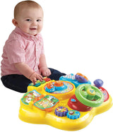 Vtech Baby Adventure Play Table - Table de jeu colorée pour bébé avec 6 aires de jeux et éléments interactifs - Apprenez les couleurs, les chiffres, les animaux, la musique et les formes par le jeu - Pour les enfants âgés de 12 à 36 mois Baby Toys Naty Shop