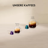 Machine à expresso avec capsules Nespresso De'Longhi Essenza Mini, noir | Pression de la pompe 19 bars | Réservoir d'eau 0,6 l | Pour expresso et poumon | Petite machine à expresso – De bons moments café | EN85.B