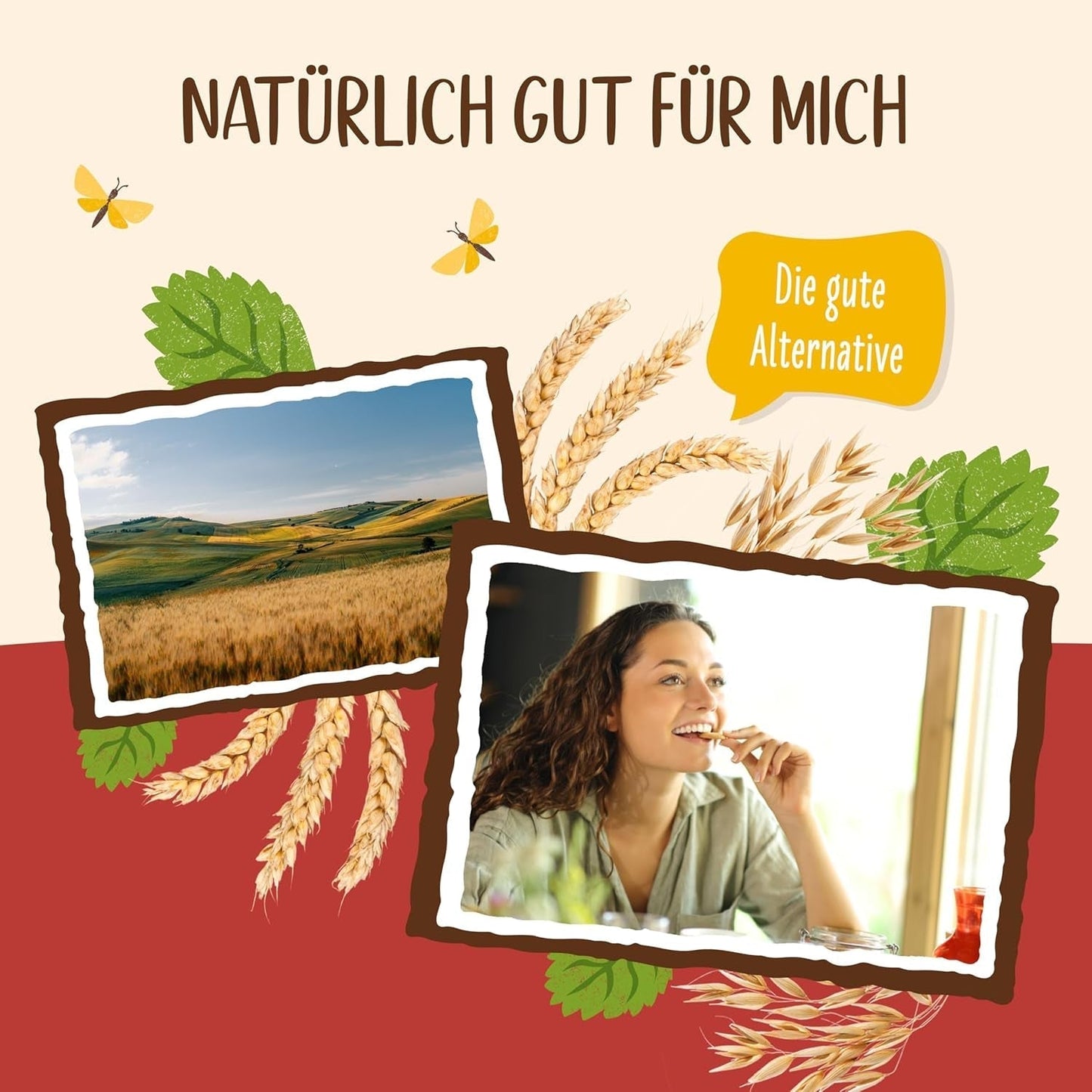 Craquelins à l'avoine biologique Allos Nutri | Craquelins croustillants à l'avoine entière | Sucrer au miel 6 x 130g
