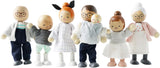 - Ma famille avec 4 chiots – Holz, Stoff – P053