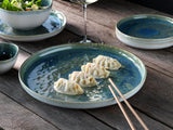Creatable 22447 Yuki Series Service de table pour 2 assiettes en porcelaine, passe au lave-vaisselle et au micro-ondes, fabriqué en Europe