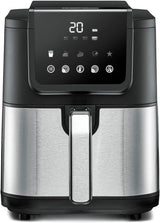 ROMMELSBACHER Friteuse à air chaud avec fenêtre FRH 1700, 10 programmes, silencieuse Electroménager Naty Shop 5,5 litres