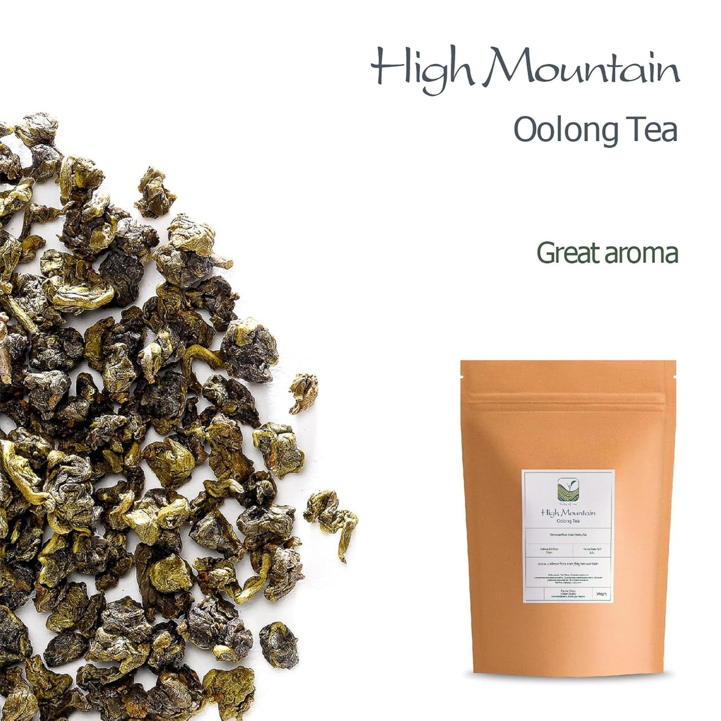 Thé Oolong Tie Guan Yin - Thé en vrac High Taiwan Formosa - Thé Wu Long de Taiwan - Thé bleu - Thé Olongh Ti Kuan Yin Thé Olong Thé Olong Thé bleu Thé Ti Thé Tieguanyin Thé de Taiwan