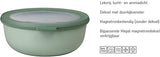 Mepal - Multi bol Cirqula Round 4 pièces - Pots de conservation avec couvercle - Convient comme boîte de conservation, réfrigérateur, congélateur et micro-ondes - 500, 1000, 2000 et 3000 ml - Sauge nordique Boîtes de conservation alimentaire Naty Shop