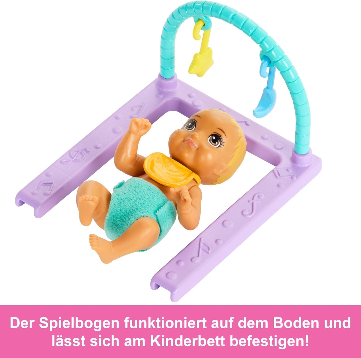 Barbie Skipper Poupée et maison de jeu avec accessoires, comprend des poupées jumelles, 1 berceau, 1 balançoire, 1 bascule et plus, HXM99