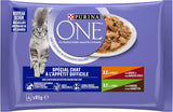 Purina One - Pâtes spéciales en sauce couenne/cuisson/entrée et dinde pour petits plats avec appétit, 340 g