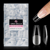 Ballerine Gel Ongles Conseils 216 pièces 12 Tailles Doux Gel Ongles Couverture Complète Ongles Extension Ensemble Semi Mat BRICOLAGE Home Art