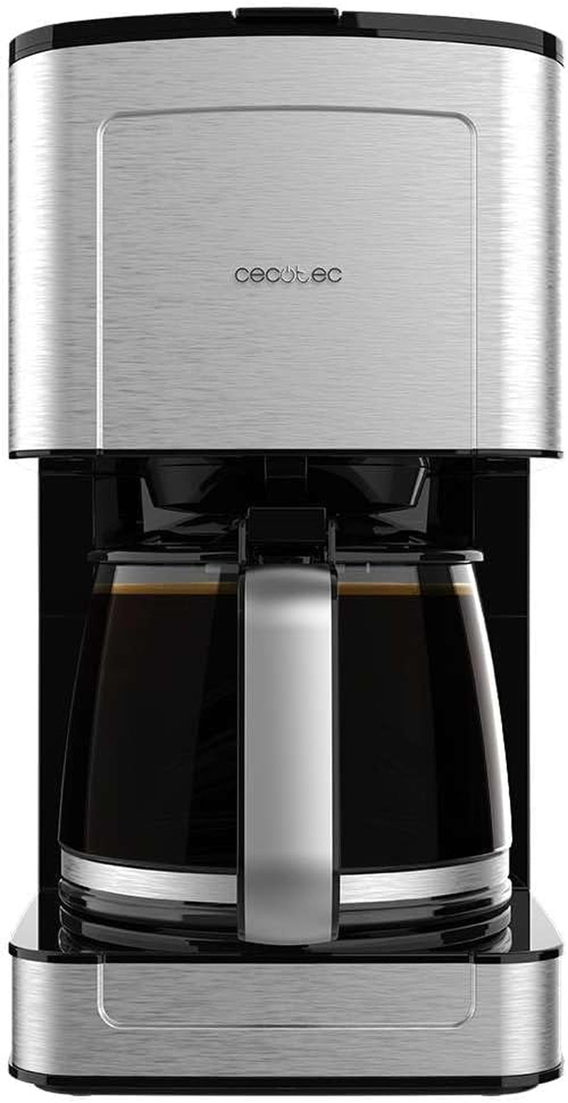 Expresso avec filtre Cecotec Coffee 66 Drop and Touch, puissance 950 W, 1,5 L, 12 tasses, écran tactile, carafe en verre, minuterie 24 heures, 6 interrupteurs, filtre à mailles réutilisable
