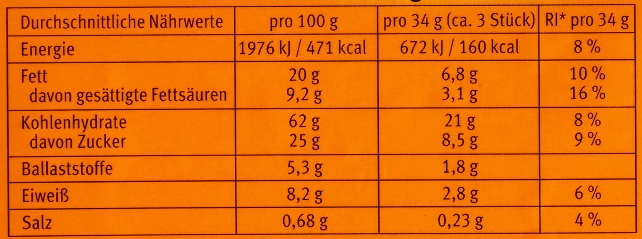 Bahlsen Hobbits Crunchy - Paquet de 18 - Boîte de rangement - Biscuits à grains entiers à l'avoine à haute teneur en fibres (18 x 250 g)