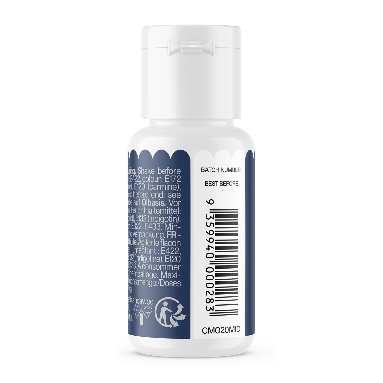 Colorant alimentaire Color Mill Oil Blend Midnight Oil - Colorant alimentaire pour chocolat, fondant, muffins, gâteaux, pâtisserie, macarons - Colorant alimentaire pour décorer gâteaux - 100 ml