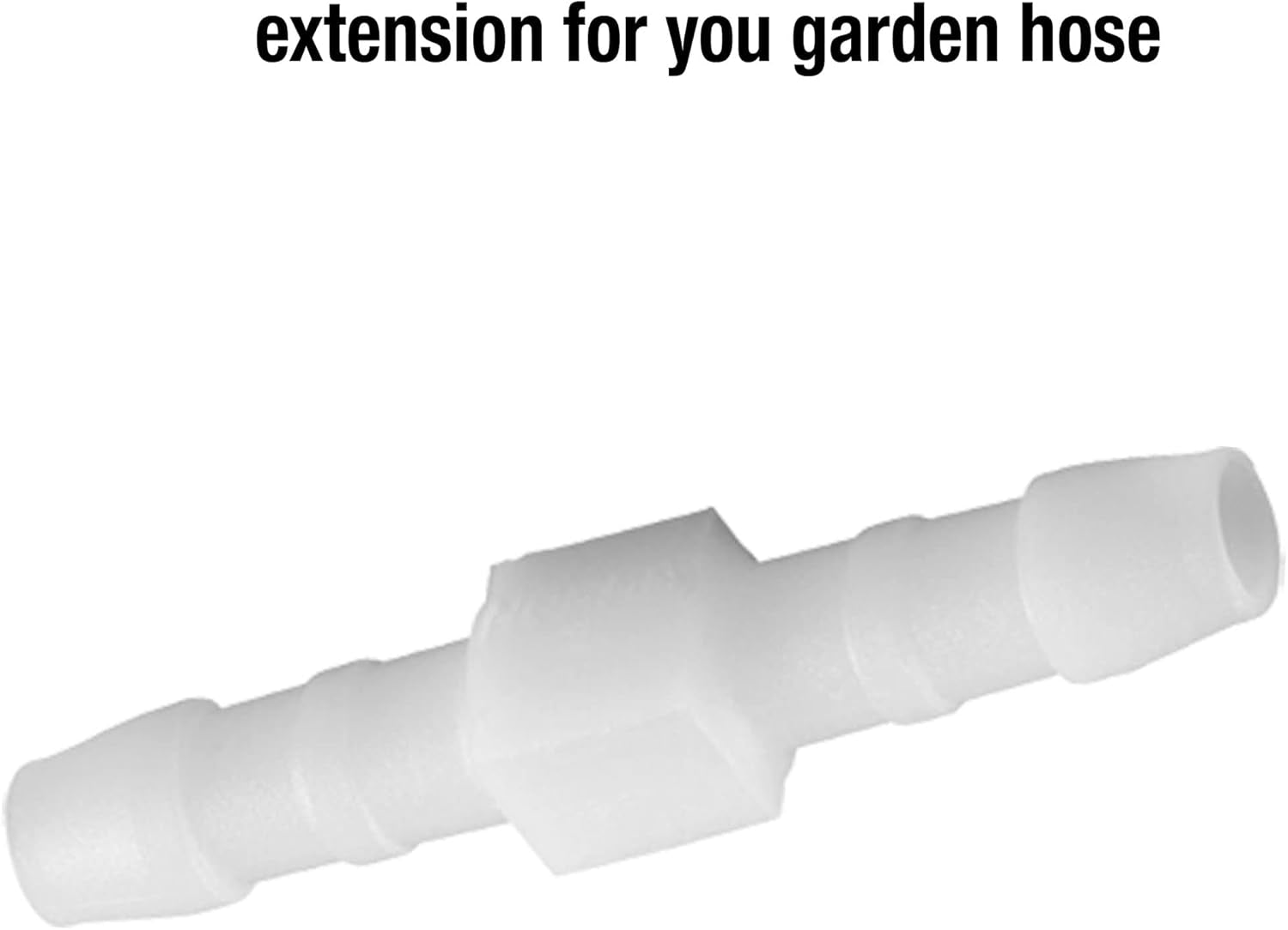 Connecteur de tuyau Gardena : accessoire en plastique pour réparer les tuyaux/rallonger les tuyaux de 10 mm (7293-20)