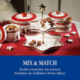 Villeroy & Boch - Petite boîte de rangement Winter Bakery Delight, boîte à biscuits de Noël en céramique, boîte de Noël, boîte à biscuits, boîte à biscuits, boîte en céramique avec couvercle, boîte à bonbons, boîtes de conservation en porcelaine premium Naty Shop