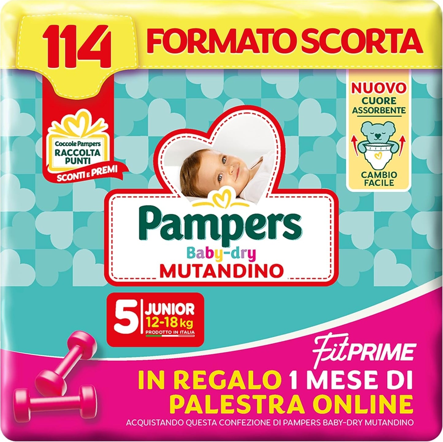 Couches Pampers Baby Dry Pants et Fit Prime Maxi, taille 138, taille 4 (8-15 kg), 1 mois gratuit en ligne à la salle de sport
