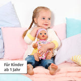 BABY Born Lena (Little Baby Girl) 36Cm, poupée 7 fonctions pour enfant à partir de 1 an, fonctionne sans pile, grande poupée 36cm Dolls Naty Shop