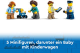 Bus à impériale LEGO City, bus jouet à deux étages, ensemble de véhicules pour filles et garçons à partir de 7 ans, contient 5 figurines, dont un bébé dans un landau 60407 Jeux de construction Besuche den LEGO-Store