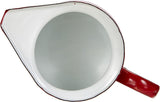 910550 – Mug à lait rouge, capacité 0,50 litre.