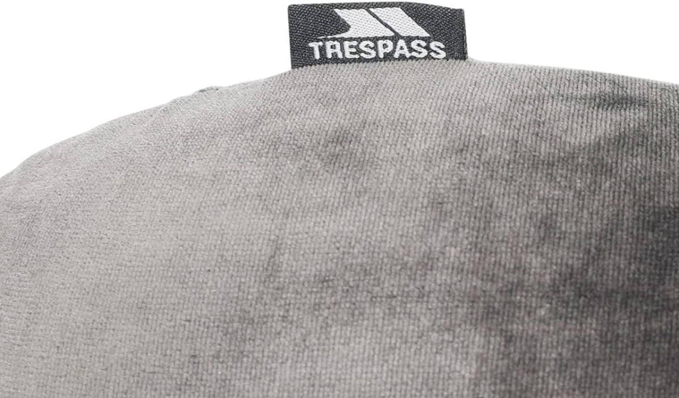 Trespass Memow Oreiller cervical en mousse à mémoire de forme avec housse amovible, gris Chaque Oreillers orthopédiques cervicaux Naty Shop
