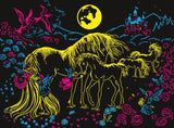 Puzzle Ravensburger pour enfants - 13670 Licornes au clair de lune - Puzzle lumineux licorne pour enfants 6+ 100 pièces au format XXL, brille dans le noir Puzzle Naty Shop