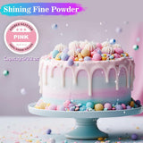 Paillettes comestibles – 6 g en poudre de colorant alimentaire pour chocolat, fraise, muffins, gâteaux, fondant (violet)