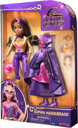 Unicorn Academy Deluxe Masked Ball Sophia - poupée de 24 cm de la populaire série Netflix avec 2 tenues, habillage classique et jeu de rôle, à partir de 4 ans Naty Shop Dolls