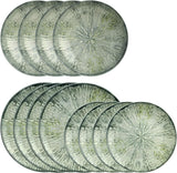 Service de table en porcelaine gris Fusion 67351GA2, 12 pièces
