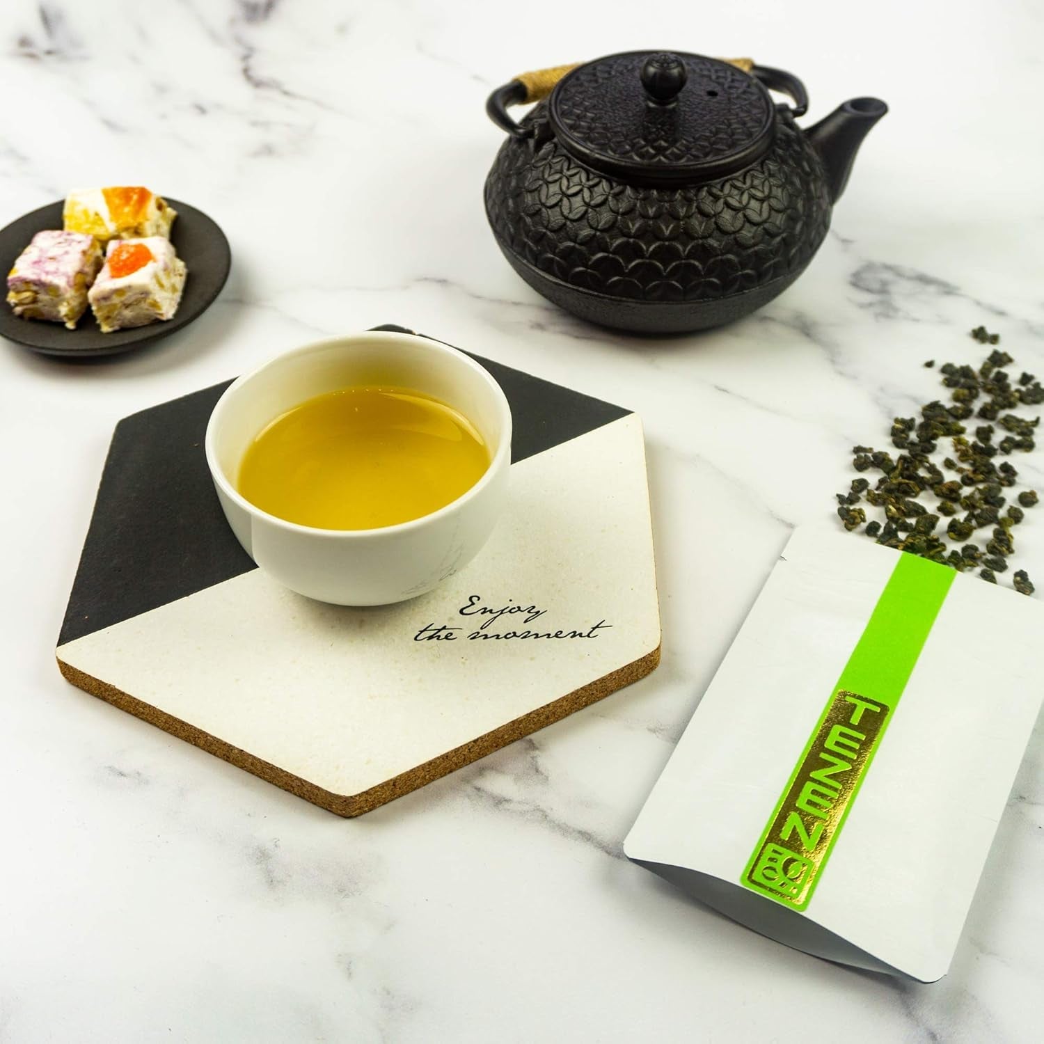 Thé au lait Oolong d'Alishan, Taiwan | Jin Xuan Milky Oolong Haute Qualité 100% Naturel Sans Saveur (100g)