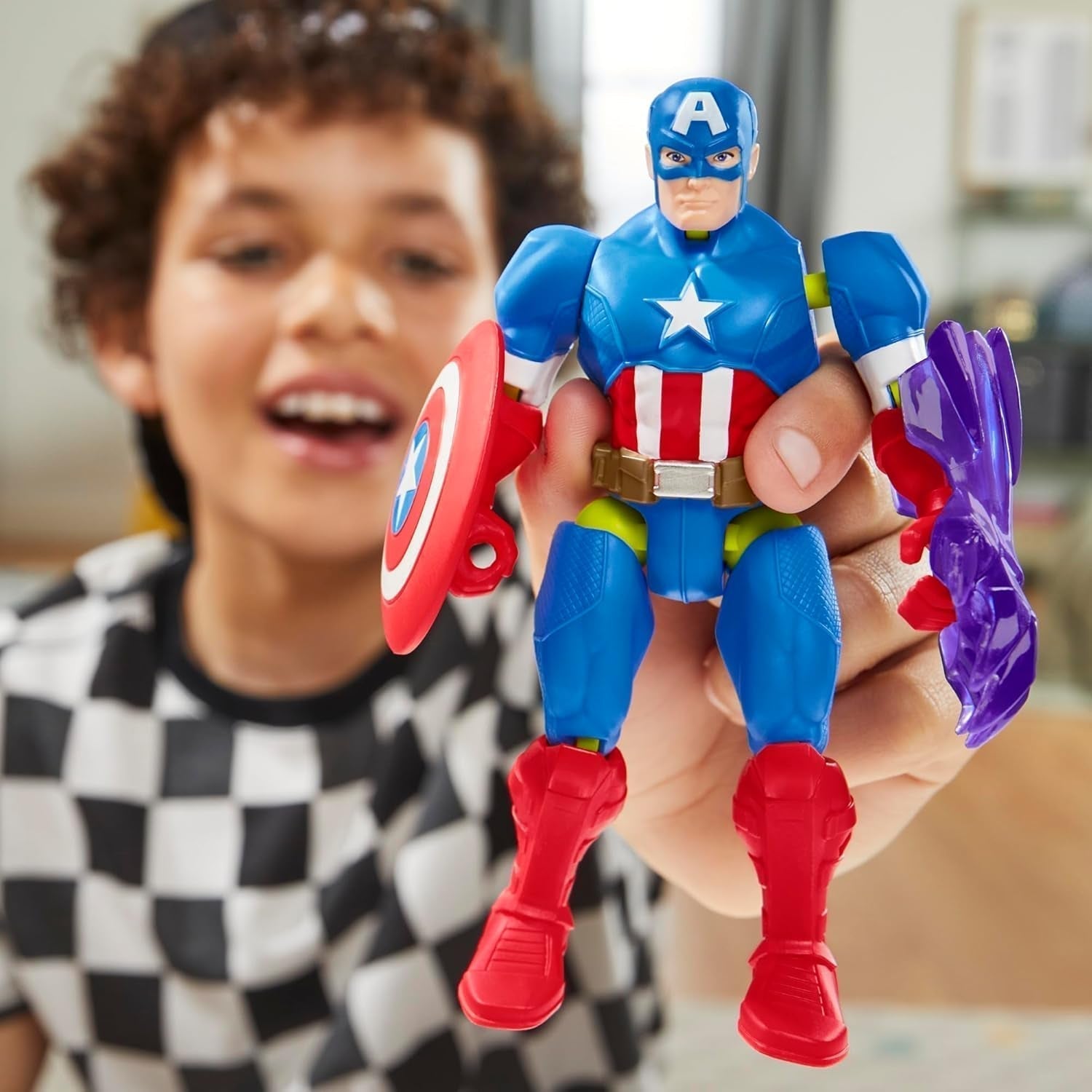 Mixmashers Marvel Captain America Avengers Mix-And-Match Action Figure & Accessoires Figurines Naty Shop