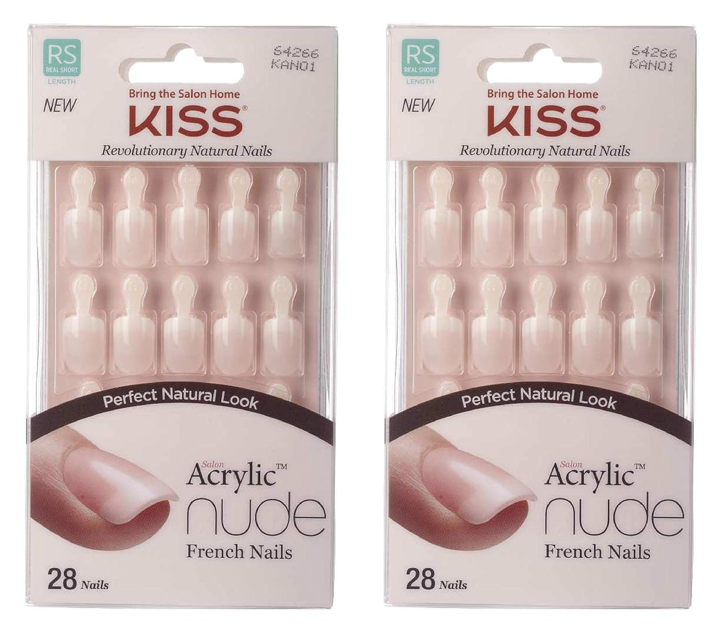 Kiss Nude Nails Amazing Nails (Pack de 2)