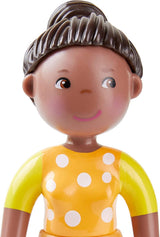 HABA 306696 - Ensemble de jeu Little Friends Family Time, accessoires de poupée flexibles, à partir de 3 ans