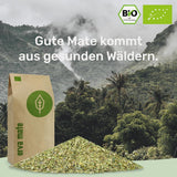 Coffret de dégustation de thé Mate ● 4 variétés de thé Mate biologique ● 100 g chacune Erva Mate + Yerba Mate + Thé vert Mate + Thé Mate torréfié