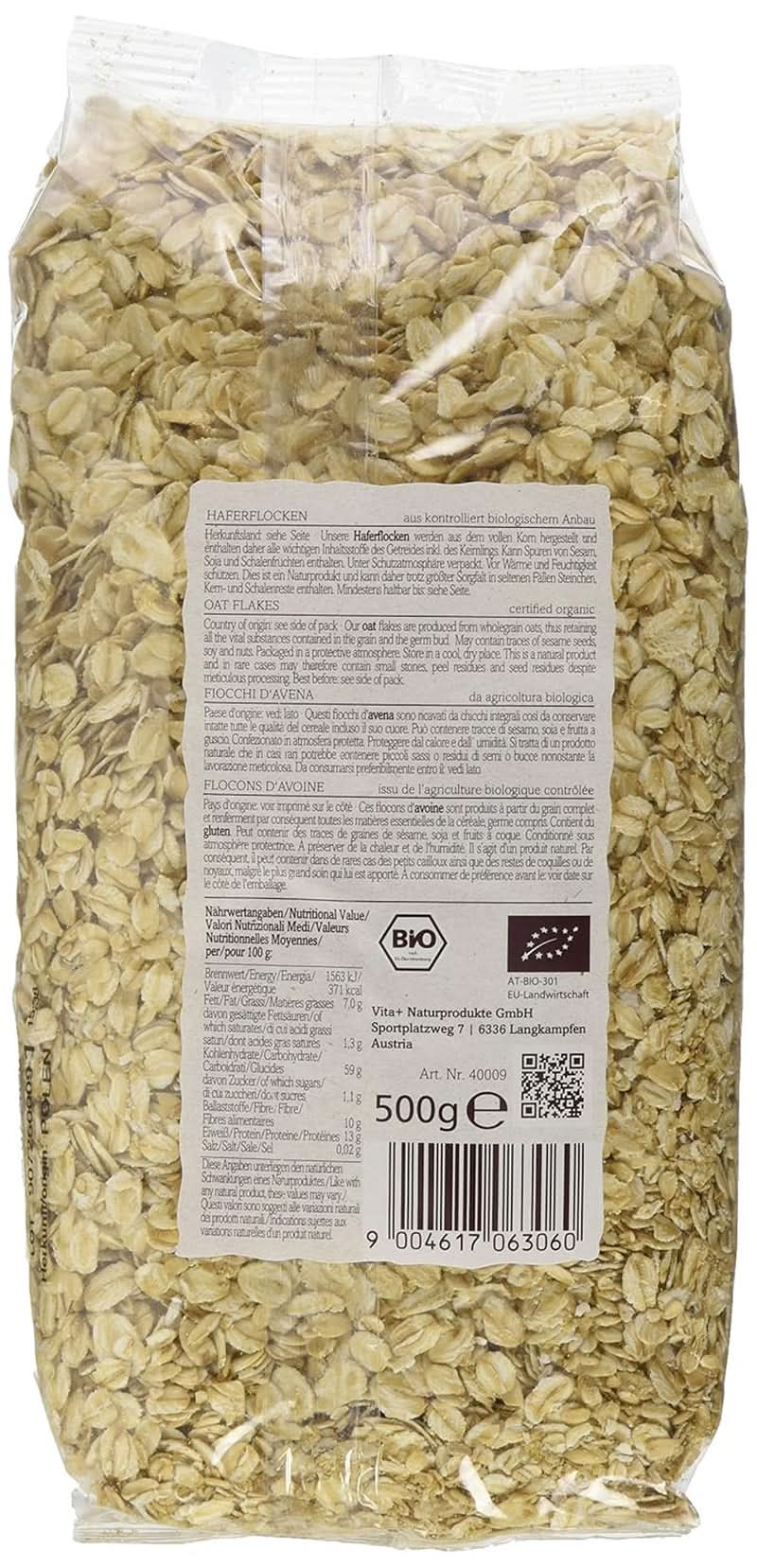 Gruau Verival - Bio, pack de 6 x 500 grammes Cereale Naty Shop