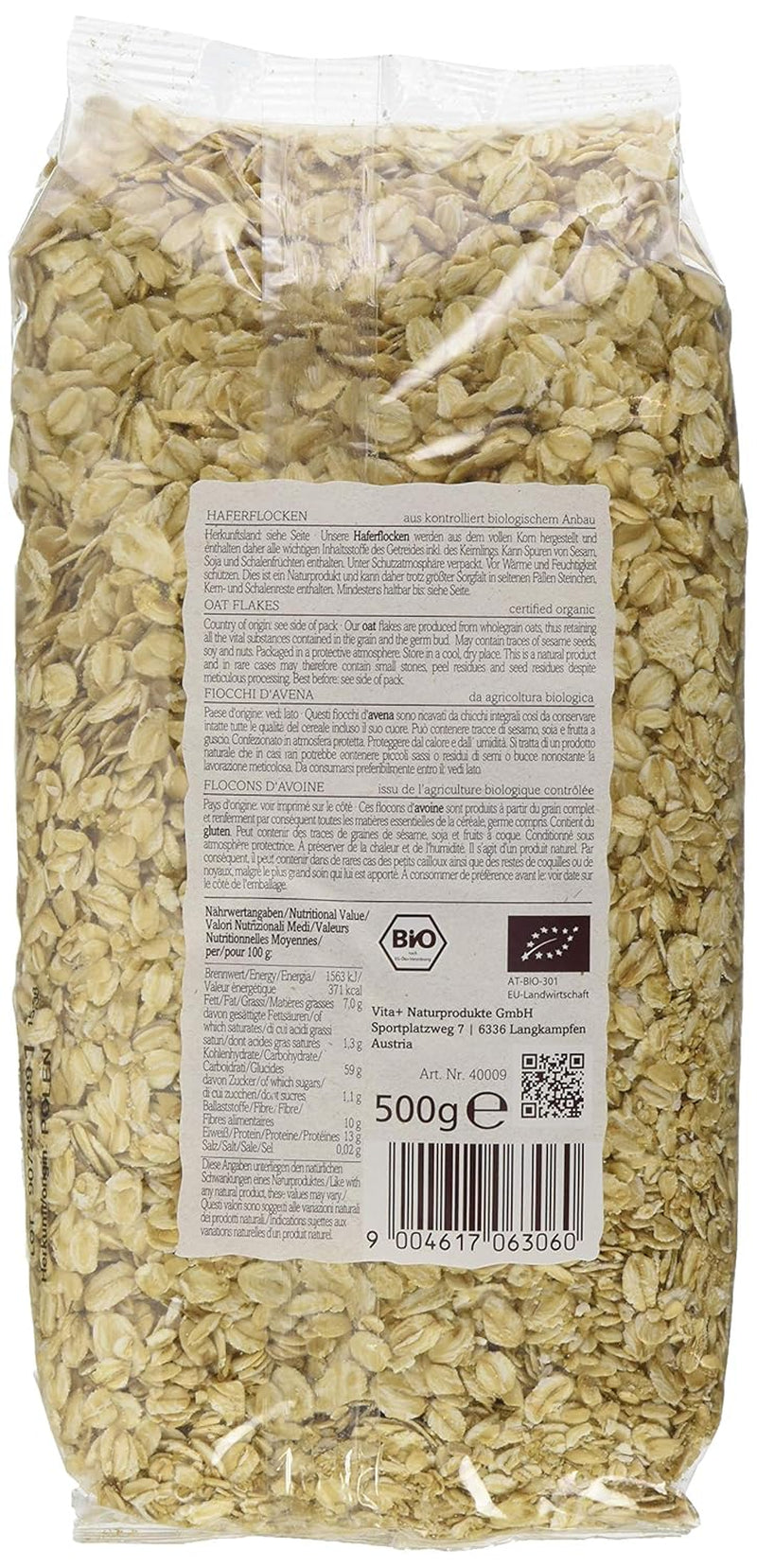 Gruau biologique Verival, paquet de 6 (6 x 500 g)