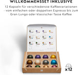 Machine à expresso avec capsules Nespresso Krups Vertuo Pop, capacité : 560 ml, reconnaissance automatique des capsules, système One Touch, 4 tailles de tasse, temps de chauffe raccourci, durable, Aqua Mint, XN9204