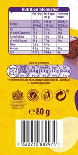 Sachet solide de petits œufs en chocolat (80g) dans un plateau de sucre croquant (Easter Forms)