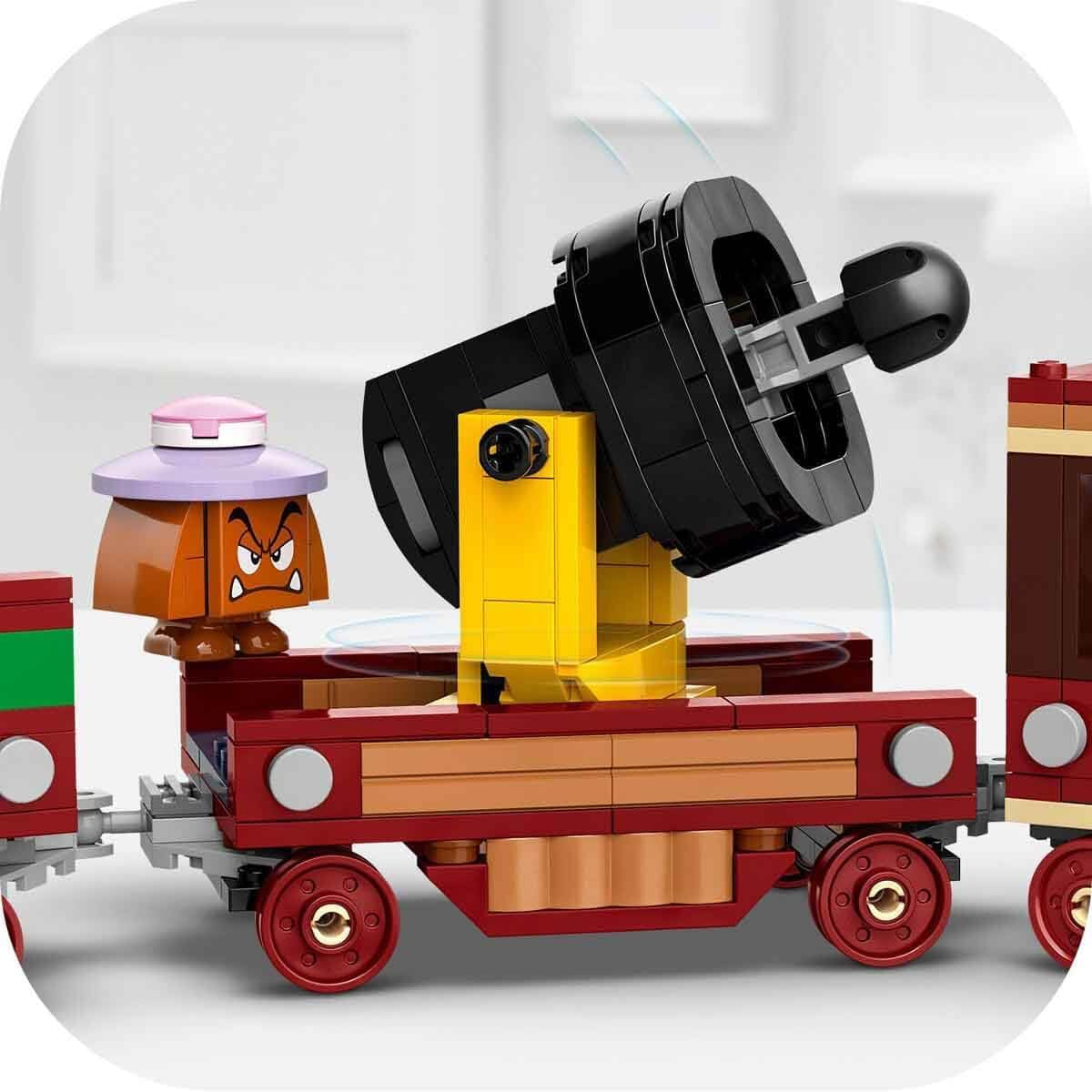 LEGO Super Mario Express Bowser Train Kids Adventure Playset avec Hammer Brother 2 Gumbas et 2 Paracrectures Nintendo Cadeau pour garçons filles joueurs 71437 Jeux de construction Besuche den LEGO-Store