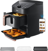 Friteuse à air chaud Midea 2L, friteuse à air 1150W, sans huile, friteuse à air chaud, fonction d'arrêt automatique, appareils ménagers Naty Shop 11L